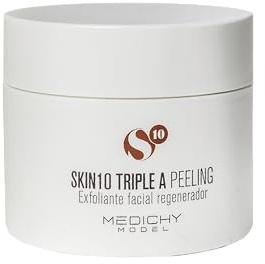 MEDICHY MODEL - Skin10 Triple A Peeling - Förnyande ansiktsskrubb - AHA syra-formel för mjuk, strålande hud - Anti-aging Care - 100 ml