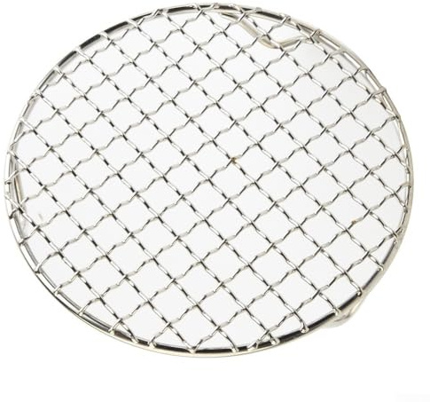 LVYXON Rundes Abkühlgitter, Edelstahl-Runddraht-Ofenroste, Back-Grillrost, rostfrei und glatte Kanten, passend für Ofengrillblech (15 cm)