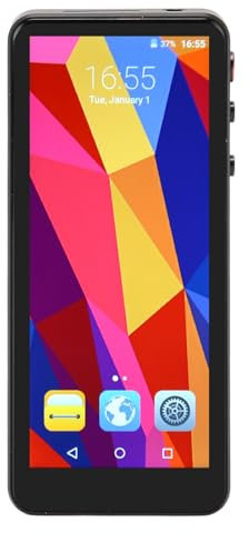 Lettore Musicale, Riduzione del Rumore WiFi Intelligente RAM 2 GB ROM 16 GB Lettore MP4 Schermo Full Touch HD da 4,0 Pollici per lo Sport per Auto (2+16G)