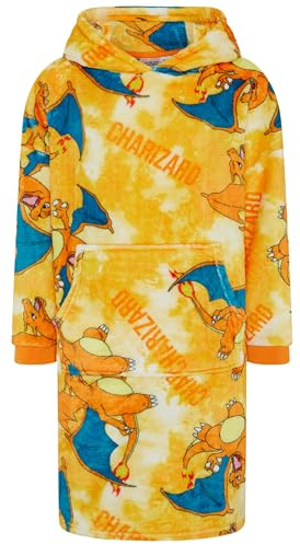 Couverture à capuche surdimensionnée Dracaufeu, Dracaufeu, 8-10 ans: 140cm