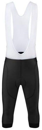 LYHYDMA Trägerhosen Radsport Vollschwarze Sommer-Fahrrad-Trägerhose, 7-Punkte-Hose, Herren/Damen, 3/4-Reitshorts, Outdoor-Radhose(Pants,XXXL)