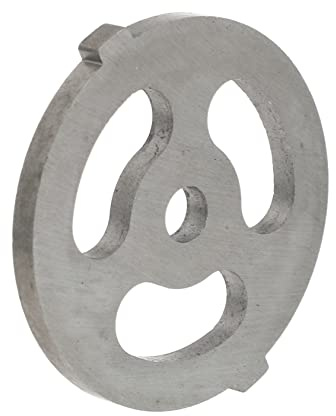 Alipis Plaque de Découpe en Acier Inoxydable pour Hachoir à Viande Électrique 55Mm Accessoire Cuisine pour Hacher Viande Fruits et Légumes Résistance Corrosion et Haute