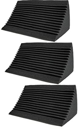 SUPVOX Acoustic Foamed Tile for Indoor Music Space 3pcs Gear Shape Sound Absorbing Sponge Sound Insulation and Reflection Reduction