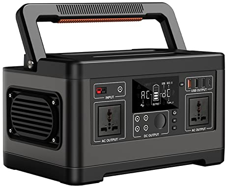 ZHJOPP Source d'alimentation Solaire Portable, Source d'alimentation de Secours de Batterie au Lithium à Charge Rapide, adaptée au Stockage d'énergie d'urgence en Plein air