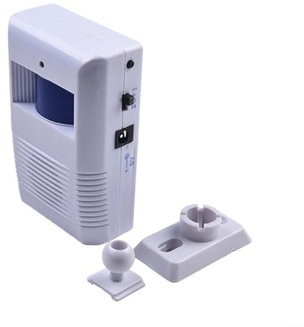 Oniissy Timbre inalámbrico con sensor de movimiento con 16 tonos de llamada y control de luz para seguridad del hogar y entrada de tienda, dispositivo de bienvenida a pilas para oficina, almacén