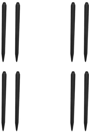 HOMSFOU 4pcs Stylus Pen for Touchscreen: 2 in 1 Design Digital Smart Pen for Note Taking - Stylus All Touch Screens & Whiteboard (black)