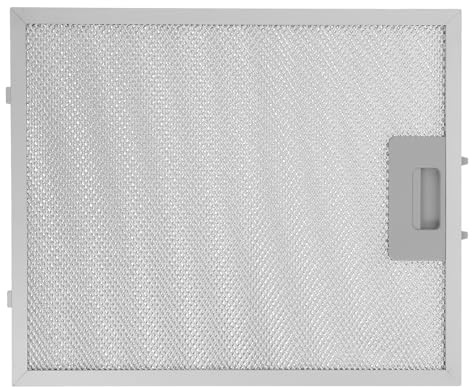 CATIEBYE Ersatz Aluminium Fettfilter für Dunstabzugshauben mit Abnehmbarem Design Silberner Küchenfilter für Offene Küchen und Moderne Europäische Räume