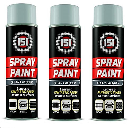250ml High Grade Matt Gloss Household Spray Paint Can for Autos Wood Metal Plastic Graffiti (3, Clear Lacquer)