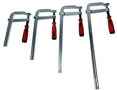 Tischzwingen Zwingen Schraubzwingen Ganzstahl 200/300/400/500mm Profi 8 tlg Set