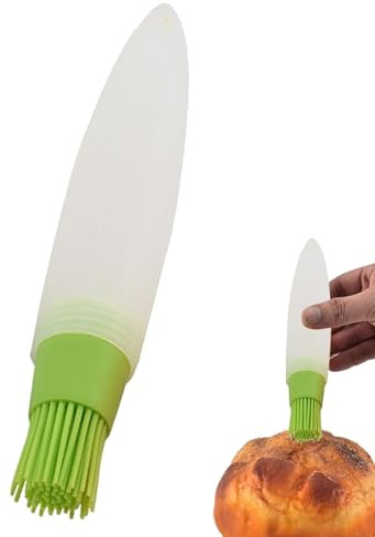 Cepillo de de silicona, botella dispensadora de con cepillo
