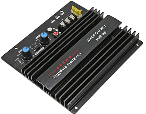 Amplificador de Antena de Coche, Antena de Radio Fm 12 V 600 W, Graves de Alta Potencia, Placa Amplificadora de Potencia de Sonido para Coche, Antena de Radio para Vehículo Camión