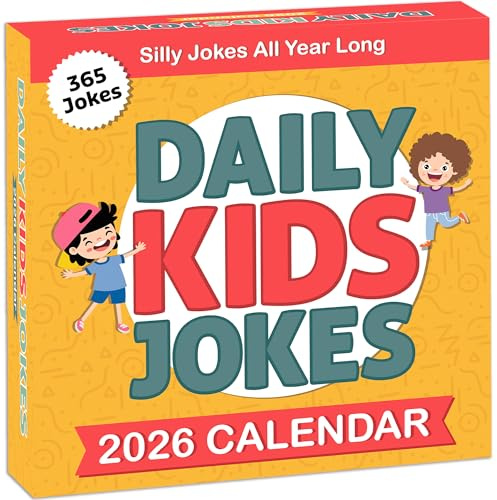 2026 Daily Kids Joke Calendar | Fun Lunchbox Notes For Kids, Tear Off Pages with Daily Puns & Jokes for Children, Lined Backside for Personal Notes, Great Way To Add a Touch of Humor To Your Child's Routine
