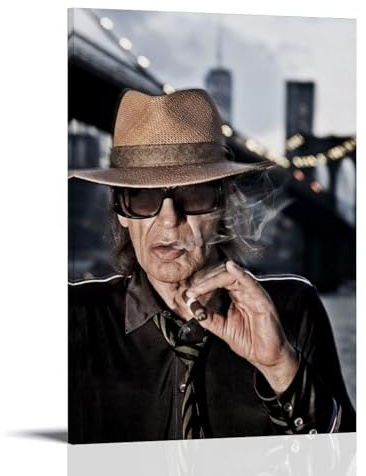 Singer Udo Lindenberg Art Poster Dekorative Malerei Leinwand Wandkunst Wohnzimmer Poster Schlafzimmer Malerei,Wandkunst Bilddruck Moderne Familienzimmer Dekor 24x36inch(60x90cm)