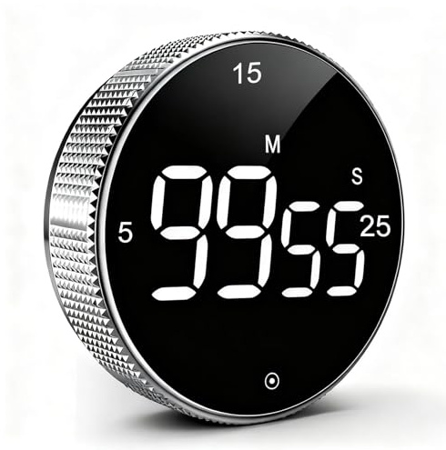 Digital Kitchen Magnetic Timer with Large LED Digital Display