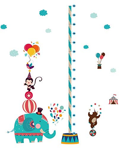 HuaHong Messlatte Kind Personalisiert, Wandtattoo Kinderzimmer, Wand Lineal Messleiste für Kinder Mädchen Junge Kinderzimmer Deko