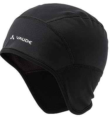 VAUDE Unisex Cykel Vindtät Kasket Iii Hjälm Undercap, Svart Plain, XS EU