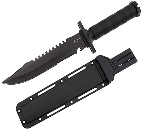 BSH Adventure Kampfmesser- Neck Knife - Springmesser- Takschies Messer- Baton
