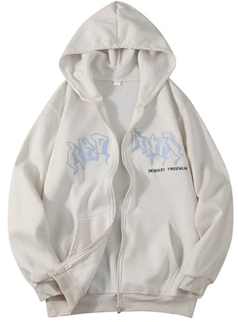 Sweatjacke Herren Zipper Hoodie Y2K Oversized Sweat Jacken Hoody Mit Kapuze Kapuzenpullover Kapuzenjacke Sweatshirt Hoodie Pullover Geschenke Für Männer Jungen Herren