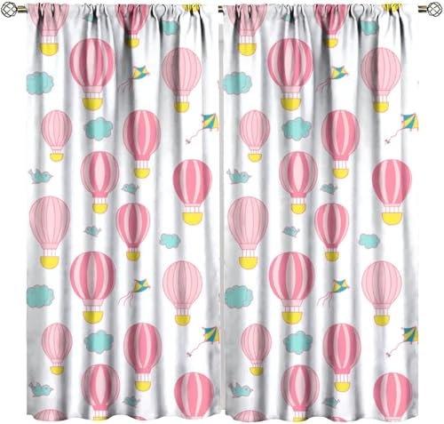 3D Bedruckte Kinderzimmergardinen, Verdunkelungsgardinen Für Das Schlafzimmer Und Wohnzimmer, Geräuschdämmend, Isolierend, Softes Mikrofaser-Set Mit 2 Stück, Heimdekoration 140X160 Cm -A-347196-660328