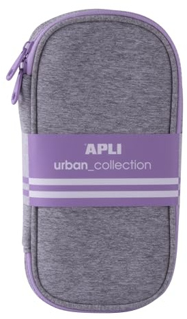APLI 20416 - Estuche de neopreno Urban collection con finición de color lila
