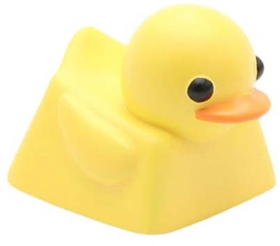 Joli motif canard en résine pour touches de clavier mécanique Design 3D