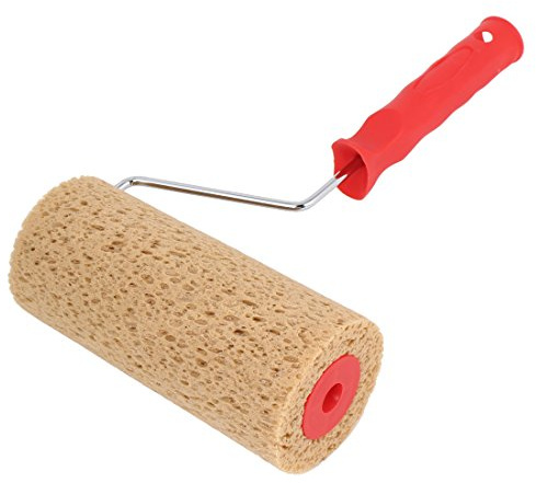 Aexit Accueil Wall 7 Texture Pattern DIY Outil Décoration manche plastique rouleau à peinture à Éponge 419A529