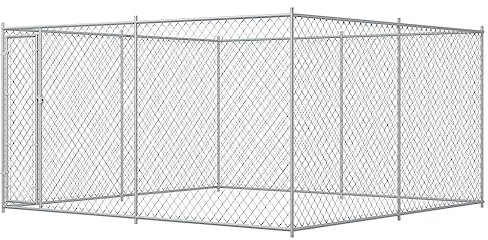 Outdoor-Hundezwinger 383x383x185 cm