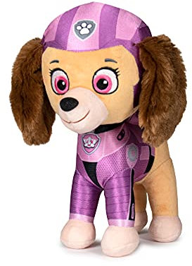 PAW Patrol The Movie versch. Motive, Plüsch Figuren 27cm Chase, Marshall, Liberty, Skye, Rubble, Rocky, Zuma, ORIGINAL Lizenzware für Kinder, Braver Than Ever - Kinofilm 2021 (Skye)