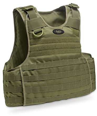 SHIELD Germany® SK1 bis SK4+ Plattenträger Weste OLIV - Taktische Schutzweste, schusssichere Weste (as3, alpha, x_l, regular, regular, Ohne Ballistischen Schutz)