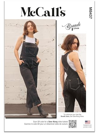MCCALLS M8437H5 Misses Overalls by Brandi Joan H5 (6-8-10-12-14)