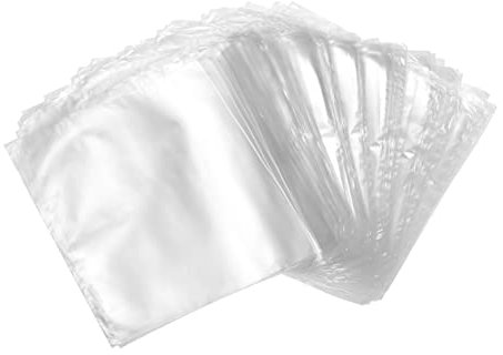 Pof Schrumpfbeutel 100 Stück 22×32cm Weiß Transparent