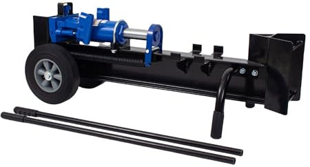 KATSU 12 Tonnen manueller hydraulischer Holzspalter mit Rädern, robuster Holzspalter, Brennholzspaltmaschine 331251