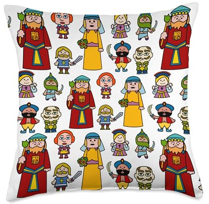 Moors and Christians Throw Pillow