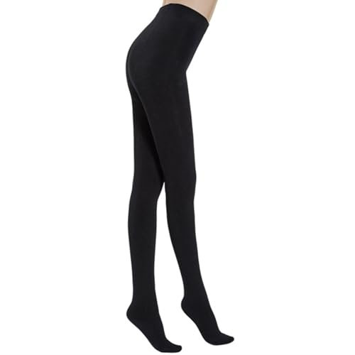 Thermo Strumpfhose Damen Blickdichte Kompressionsstrumpfhose Damen Enges Figurformende Winterstrumpfhose Damen Gefüttert Stützstrumpfhose Fauler Lässig Damen Leggings Lang Silvester Outfit Damen