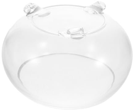 FONDOTIN Large Glass Fish Tank Tank Decorations Aquarium Fish Bowl Terrarium Jar Home Office Wedding Decor
