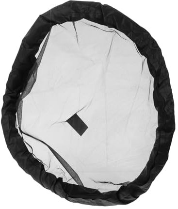 BESPORTBLE Plant Protection Net Floating Plant Root Barrier Planter Water Garden Garden Pond Floating Mesh Aquatic Plant Floating Island Pond Plant Barrier Black Polyester