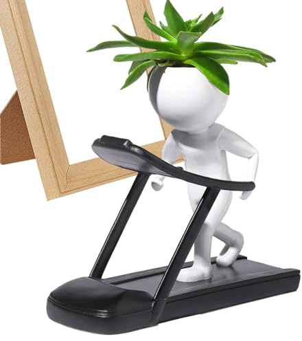 Macetas de Humanos para Las Plantas suculentas - Yoga jardineras de Resina