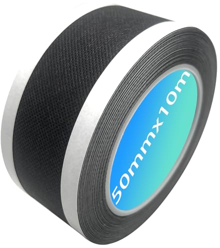 Sorlpv Ruban adhésif pour serre Anti Dust Tape 10 m, Ruban auto-adhésif pour joints d’arêtes pour plaques alvéolaires et plaques à nervures de 25-32 mm (50 mm de large)