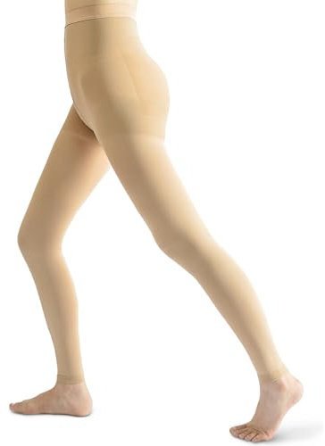 Ailaka Compression Tights for Women & Men 20-30mmHg, Medical Support Compression Leggings for Circulation, Muscle Recovery, Varicose Veins(Beige, 3XL)