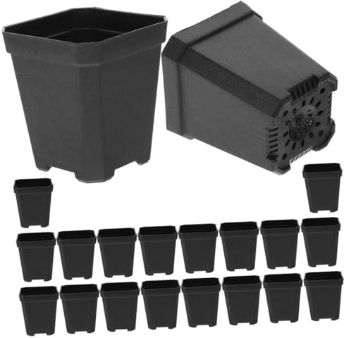 Milisten 20 Piezas Macetas para Plántulas de Macetas para Viveros Flores Vivero para Plantas Suculentas Plantar