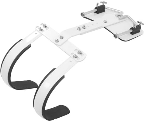 Toddmomy Verstellbarer Aluminiumlegierung Snare Drum Schultergurt mit Weißem Rückrahmen Einfach zu Montieren Praktisches Zubehör für Marschtrommel Träger