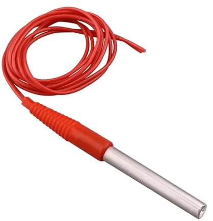 12v/24v Cartridge Heating Element for Fish Tank 1m Fully Sealed Waterproof Cable 50w/100w/200w Electric Water Heater Pipe SS304 Safe and Efficient Heating(24V 100W)