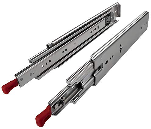 SOTECH 1 Paar Schwerlastauszüge KV1-250-H76-L508-LC 508 mm (20) | mit Lock-in/out Einrastfunktion Schubladenauszug belastbar bis 250 Kg