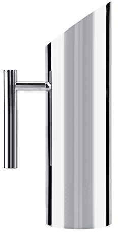 lyrlody Water Pitcher, Stainless Steel Jug Espresso Machine Accessories Milk Frother Cup Coffee Cappuccino Latte Art(1.5L)