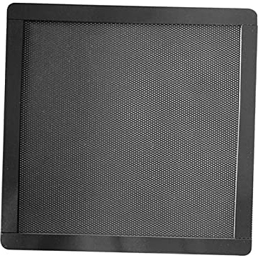 PVC Magnetischer Kühlventilator Staubfilter Abdeckung Staubdicht Schwarz Lüfter Filter Staubschutz Kühlschutz für Computer PC (12 x 12 cm)
