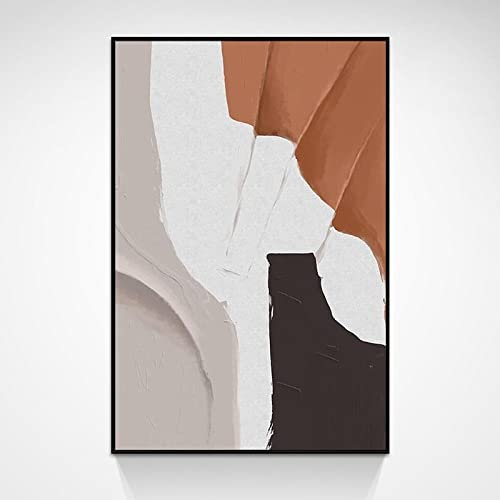 Ölbilder Auf Leinwand Handgemalt, Mehrfarbige Textur, Farbblock, Minimalistisch, Abstrakt, Modern, Rahmenlos, Original Vvvnted Ölgemälde Auf Leinwand Für Familienwand, Wohnzimmer, Esszimmer, He