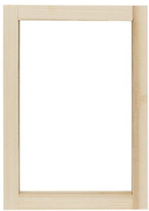 EsportsMJJ Holzrahmen, Siebdruckrahmen, Halter, Werkzeug mit weißem 80T-Polyesterfaser-Netz, Siebdrucknetz, 20 x 30 cm