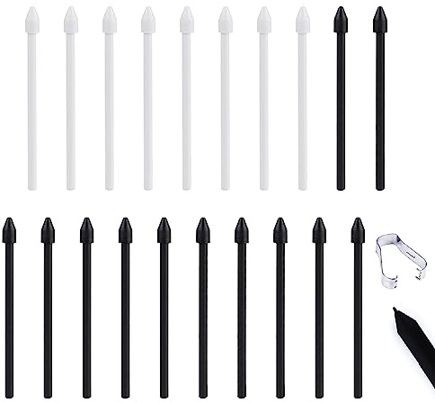 20stk Ersatz-Stiftspitzen für Samsung Pen Spitzen, Stylus-Stiftspitzen-Set für Samsung Galaxy Tab S6 Lite/S7 FE/S8 Ultra/S8+ Plus/S8/S9+ Plus/S9 FE+ Plus/S9 FE/S9/S9 Ultra/S10 Ultra