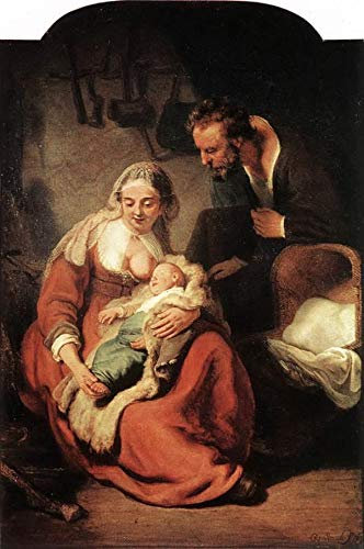 Toperfect 3 Gemälde „Der Akt der Heiligen Familie“, Ölkunst auf Leinwand, Berühmte Kunstwerke 02, €50-2000, handgemalt von Lehrern der Kunstakademien