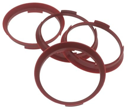 4X Zentrierringe 70,4 mm x 66,1 mm Rot Felgen Ringe Made in Germany